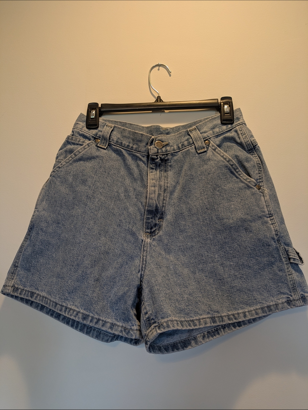 Women's Blue Carpenter Jean Shorts